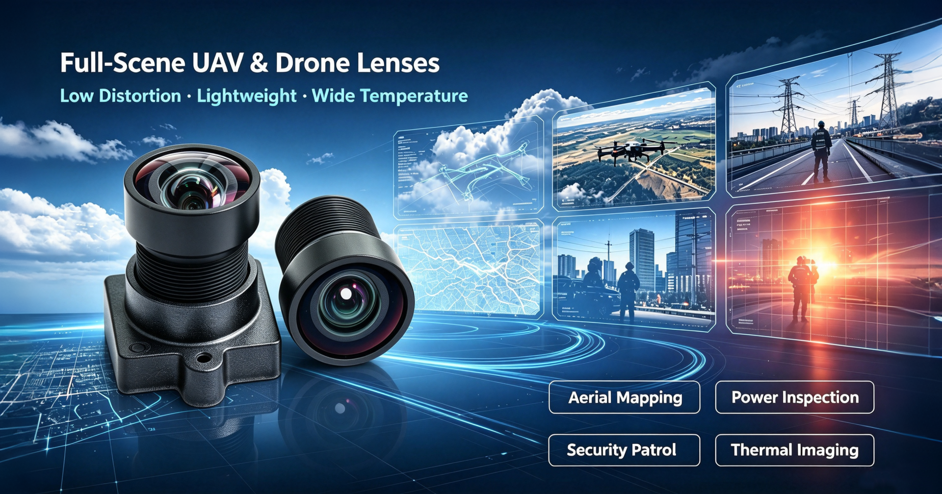 Latest company case about Full-Scene UAV & Drone Lenses – Industrial Application Cases