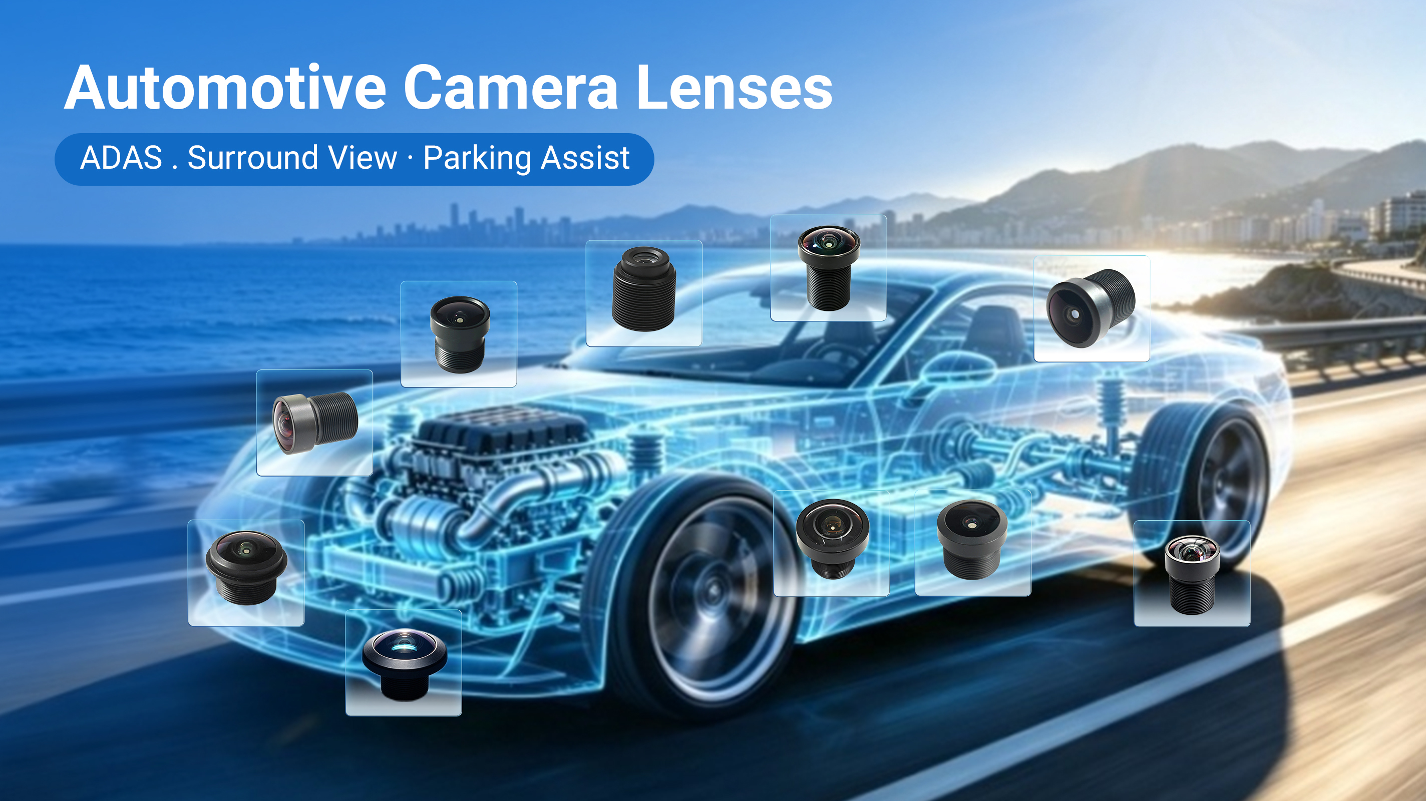 Latest company case about Full-Scene Automotive Camera Lenses – Intelligent Driving Application Cases