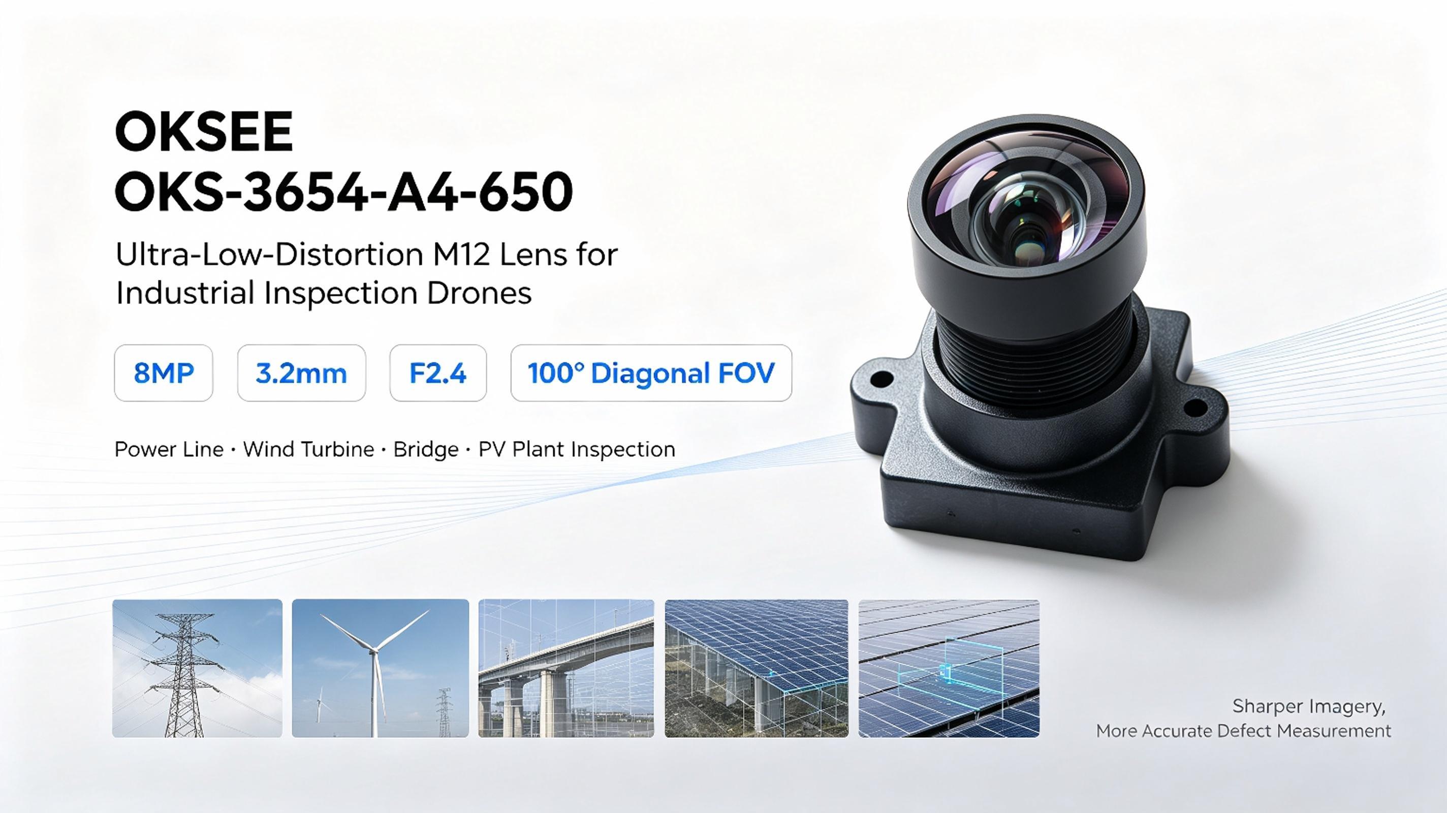 Latest company case about Industrial Inspection Drone Case: Low-Distortion Lens for Power, Wind, Bridge and PV Inspection